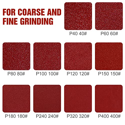 KONGMING 25 Pcs 225mm Sanding Discs Grit 320 9 inch Sanding Discs 10 Hole Hook and Loop for Drywall Sander - Image 2