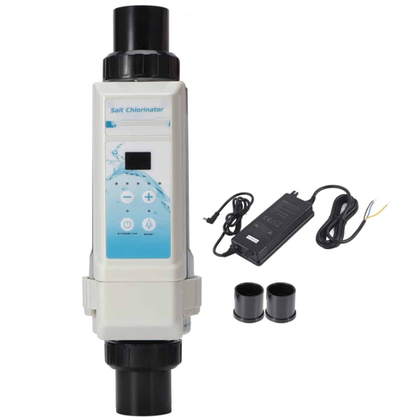EUMTYDM Saltwater Pool System for Inground Pools, Electrolytic Salt Chlorine Generator System, Water Spa Chlorinator Device, Swimming 85M3/20g/h (size_name 85M3/20g/h)