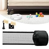 GRETMIX Under Couch Blocker, 4'x 394' Under Furniture Blocker with 30 Cable...