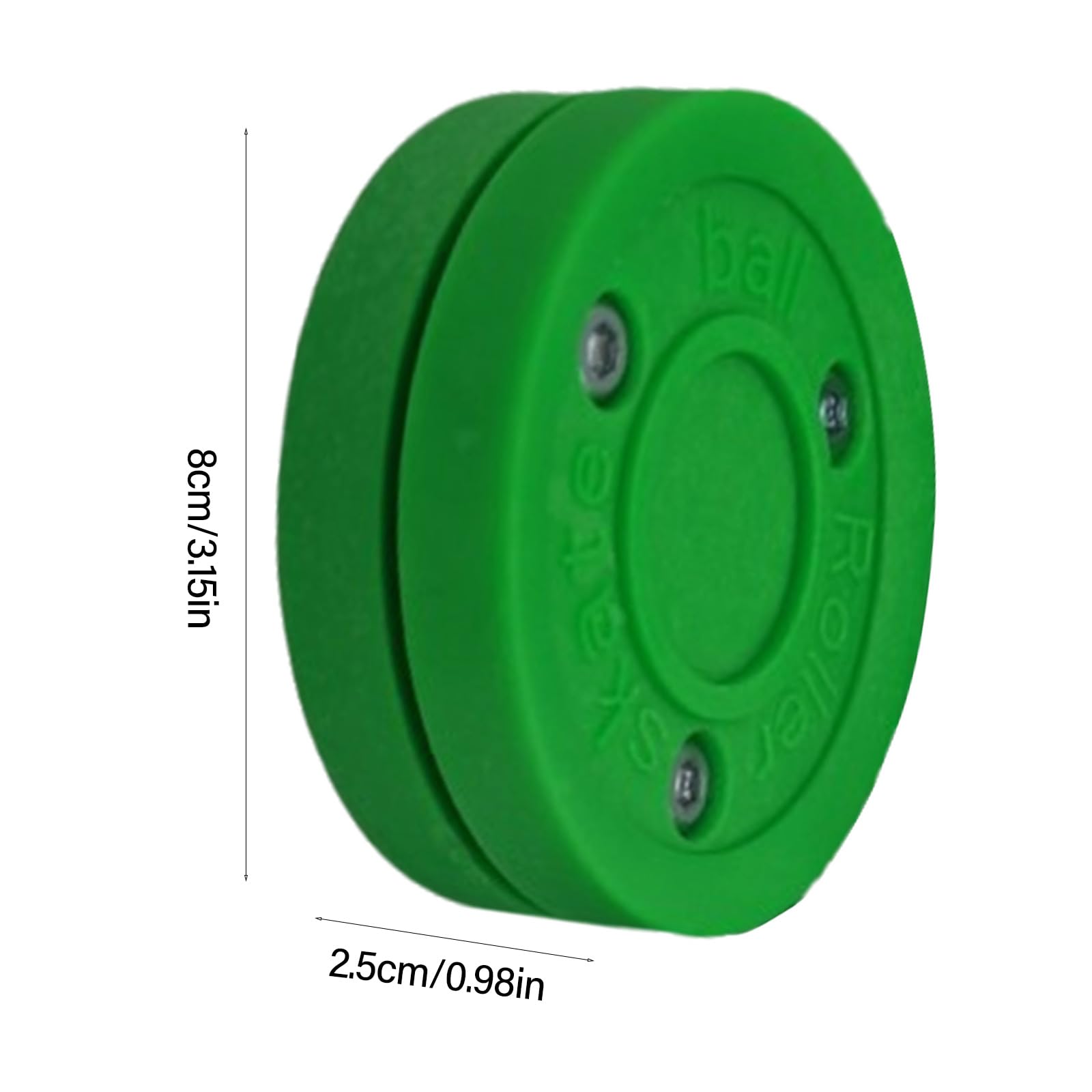 Green Biscuit Entraînement Hockey Puck Réutilisable Entraînement de Hockey sur Glace Entraînement Entraînement Hockey sur Glace