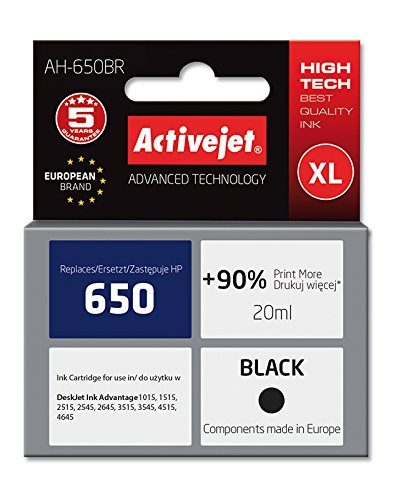 Activejet AH-650BR Cartouche d'encre 1 pièce(s) Compatible Rendement élevé (XL) Noir