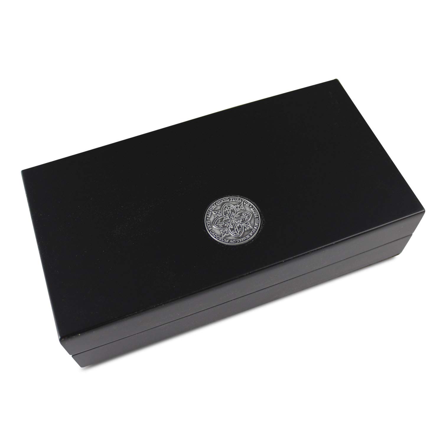 Egoist JK00179 Cave à cigares Humidor Humidificateur avec hygromètre - 5 cigares (Noir)