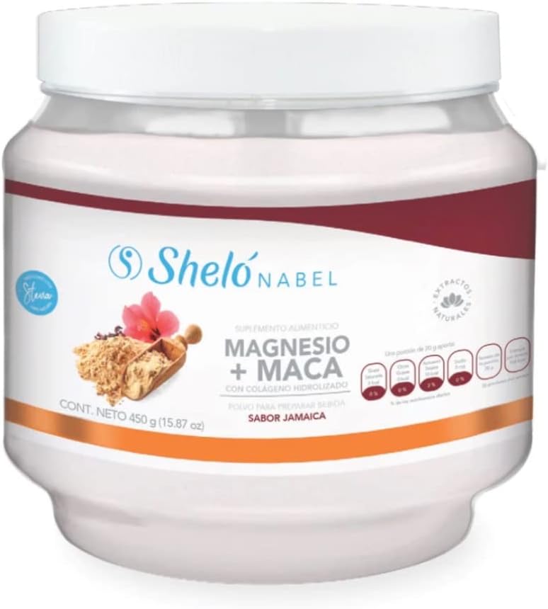 Sheló NABEL Magnesium + MACA HYDROLYZED Collagen Jamaica