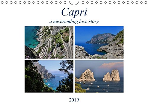 CapriCH-Version (Wandkalender 2019 DIN A4 quer): 24 Stunden in Capri (Monatskalender, 14 Seiten )