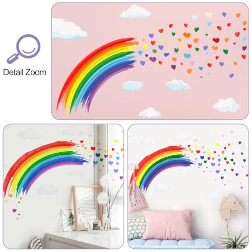 Vinilo decorativo Rainbow Cloud con nubes y arcoíris miniatura 2