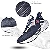 Padgene Men Women Running Shoes Sports Trainers Breathable Lightweight Sneakers Air Cushion Low Top Footwear Waking Fitness Lace up Shoes for Walking Gym Jogging Fitness Athletic Casual #1