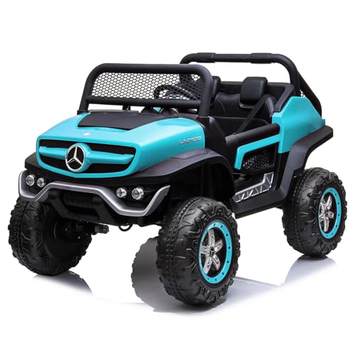 LUIBAS 24V 2-Seater Kids Ride on Toy Car, Licensed Benz