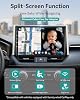 Cámara para bebé OTTOCAST Cabin Care con CarPlay inalámbrico, monitor de asiento trasero HD 1080P en la pantalla del auto, visión nocturna sin brillo, pantalla dividida, conducción más segura para padres y bebé, ángulo amplio de 150° 6