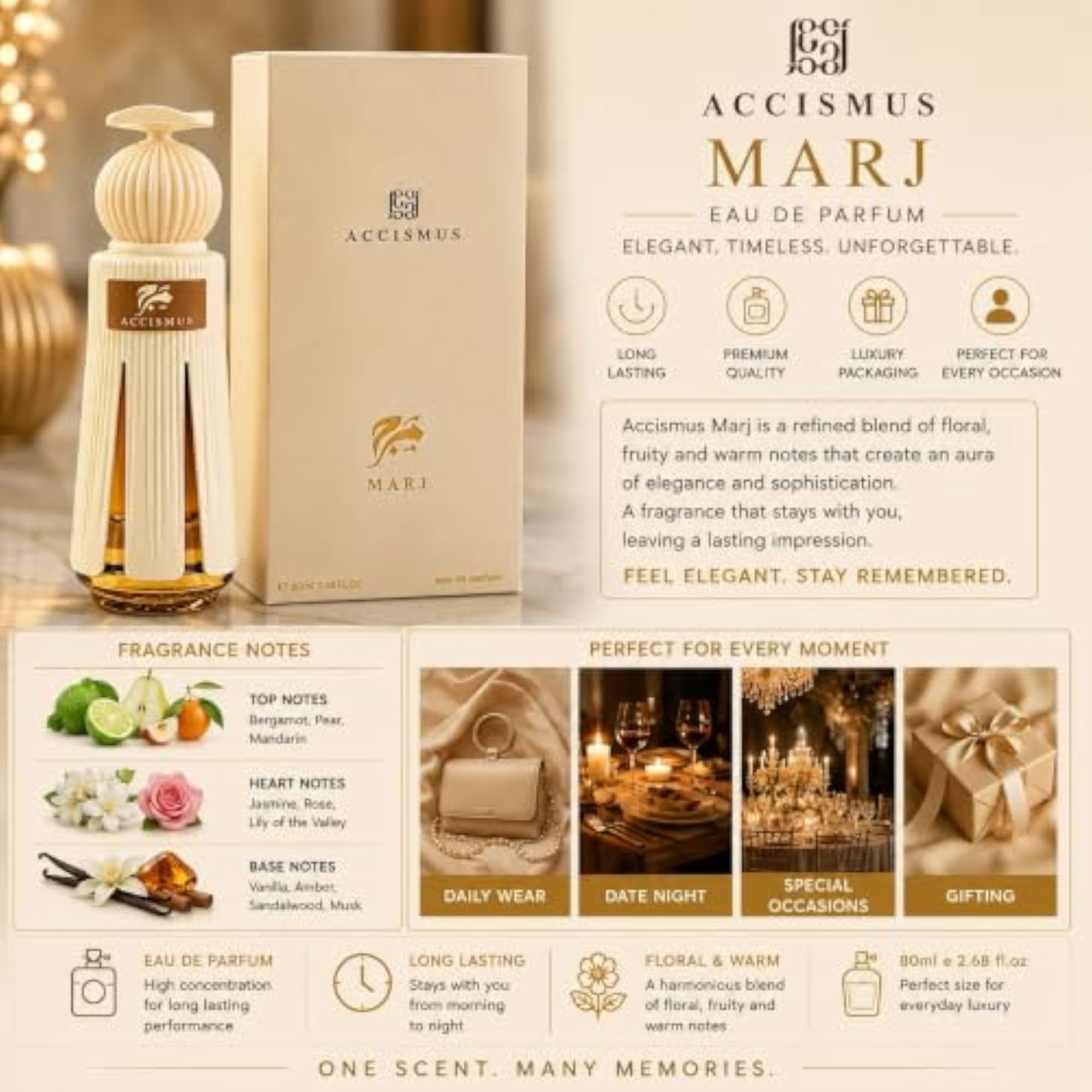 Marj Eau de Parfum, 80ml