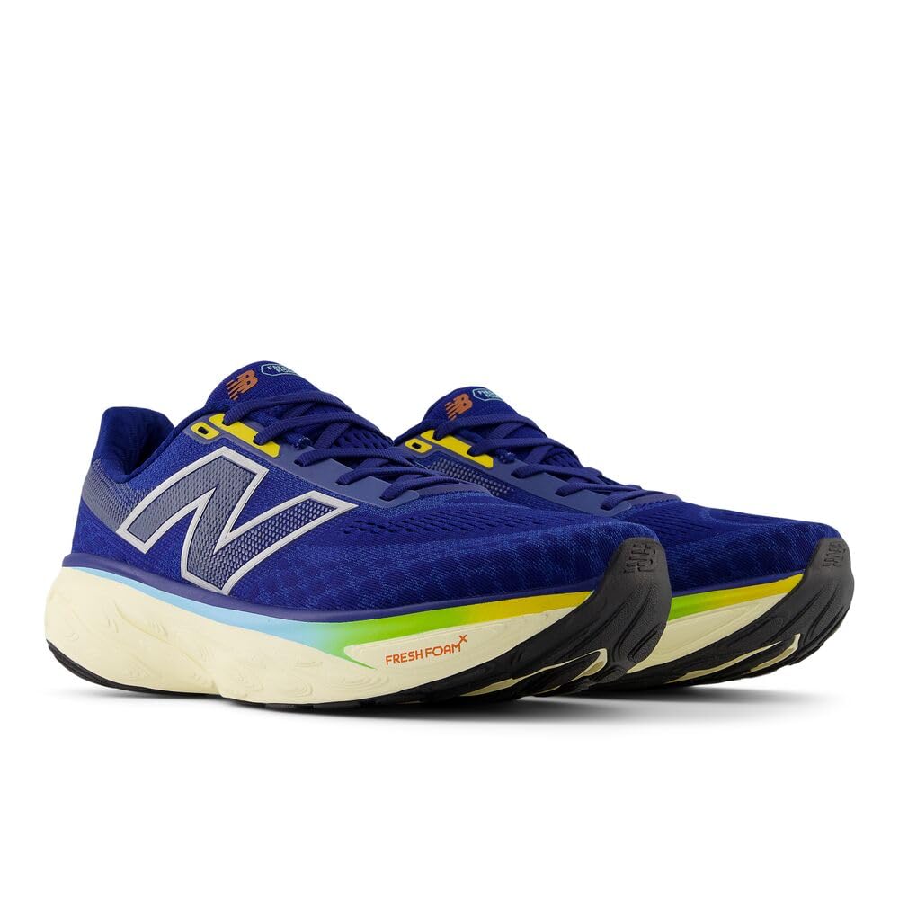 New Balance Fresh Foam X 1080 V14 Herren-Laufschuh, Inkwell/Silver Metallic/Ginger Lemon, 43 EU – Ansicht 4