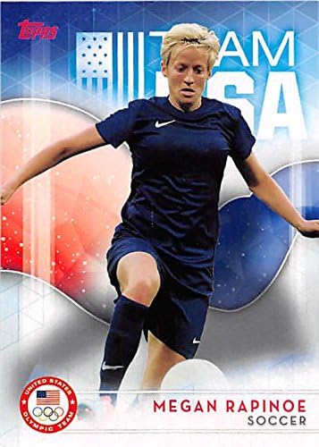Megan Rapinoe trading card (United States Olympic Team Women Soccer) 2016 Topps #20