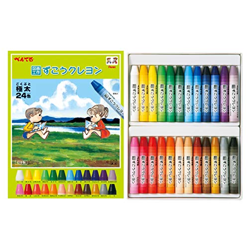 ぺんてる クレヨン ずこうクレヨン PTCG1-16  16色 i8my1cf Amazon.co.jp: ぺんてる クレヨン ずこうクレヨン PTCG1-24 24色