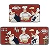 Amazon.com: Faptoena Fat Chef Kitchen Rugs and Mats Sets of 2,Red ...