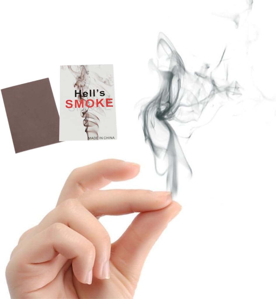 3pcsMagic Prop Tool Ultimate Magic Kit Cool Close-Up Magic Trick Finger's Smoke Hell's Smoke Magic Tricks Magic Kit Magic Sheets Fire Magic Prop