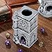 D&D Castle Dice Tower for All Dice Sizes, 3D Resin Rolling Trays, Fantasy Tabletop Game Accessories, Dragon Dice Tower Portable, Perfect for DND RPG, Gifts for Player (Dice Not Included)