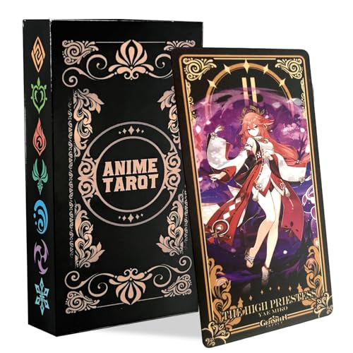 Genshin Impact Tarot Cartas, 22 PCS Genshin Cartas Tarot, Genius