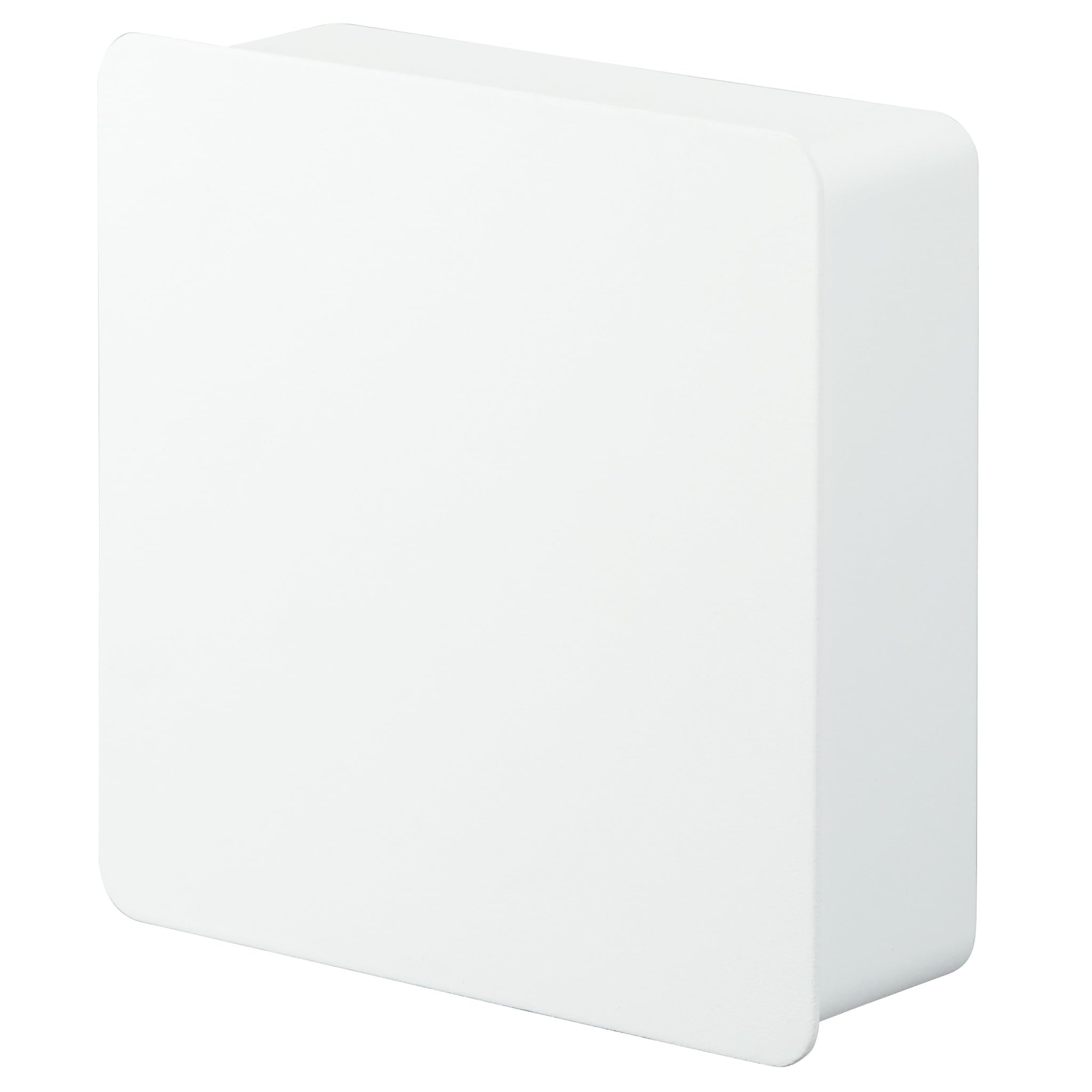 YAMAZAKI 4799 Tower Caja de Llaves magnética, Blanco, Acero, Minimalista, 15.8 x 5.5 x 15.8 cm