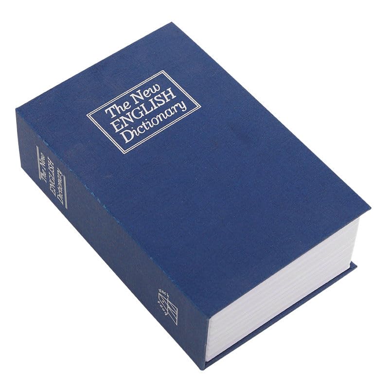 Book Safe with 3 Digit Numeric Combination Lock – Hidden Dictionary Security Box for Cash, Jewelry, Documents & Valuables (24 x 15.5 x 5.5 Cm) (Large)