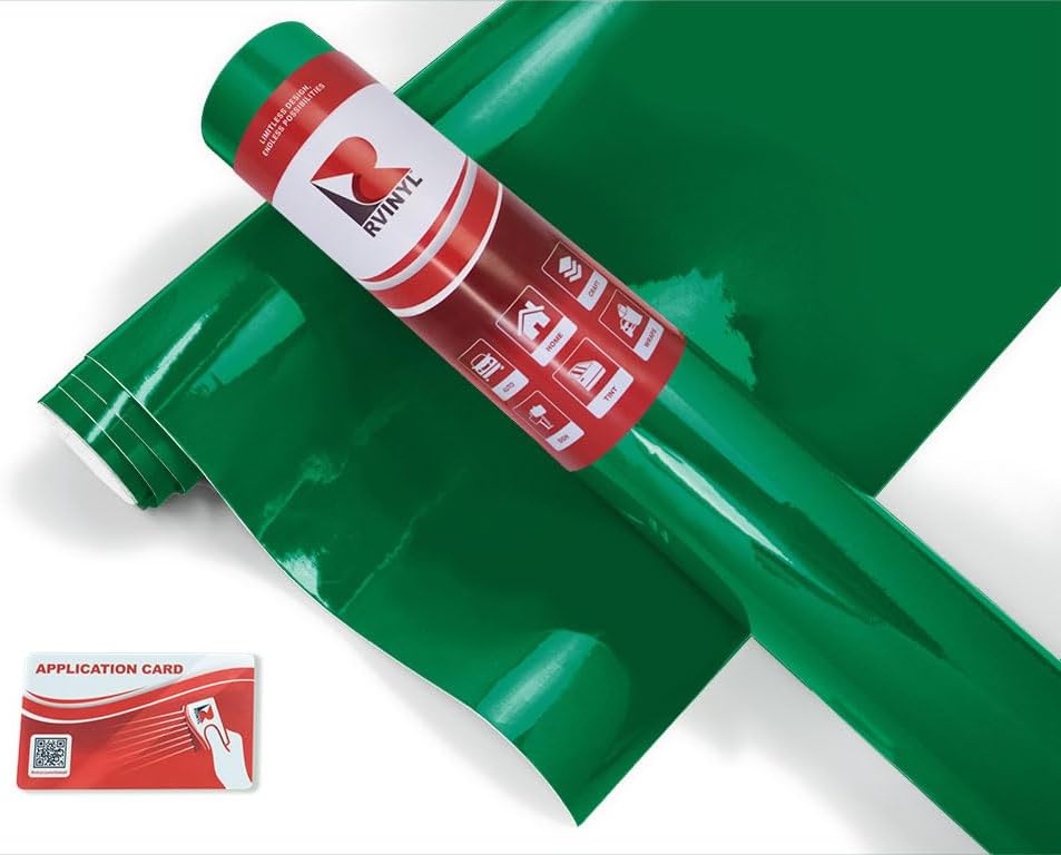 ORACAL 970RA Gloss Police Green 612 Wrapping Cast Film Vehicle Car Wrap Vinyl Sheet Roll - (15yd x 5ft)