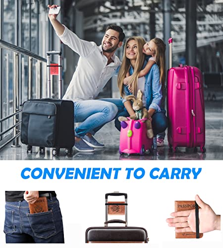 Image of Passport Holder for Travel Essentials, Passport Cover, Rfid Blocking Wallet | Travel Wallet, Leather, Passport Case, Travel Accessories, Vacation Luggage Must Haves, for Men Women