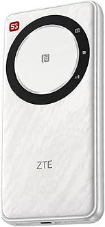 ZTE U30AIR 5G Pocket Wi-Fi Router - 5G High Speed Connectivity, Dual Band Wi-Fi, Streaming and Smooth Gaming, Easy Setup, Portable, Supports Multiple Devices