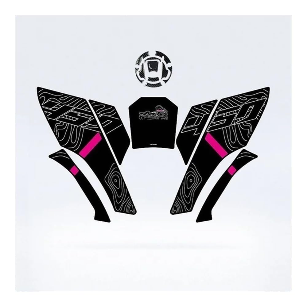 Motorcycle Tank Protector for 450MT MT450 MT 450 2024 Tank Pad Fuel Covers Protector Stickers Motorcycle Accesories Reflective Decals