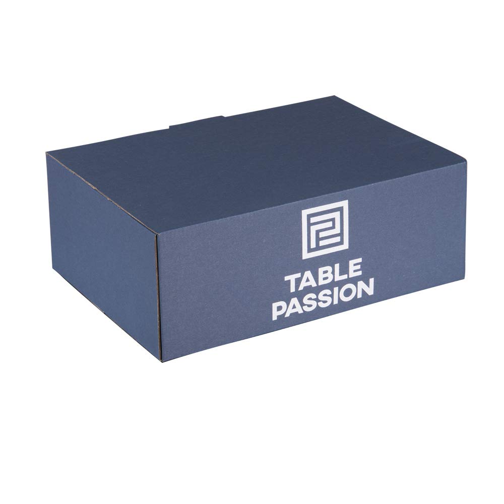 Table Passion - Estuche de 6 vasos de 32 cl de cristal cortado
