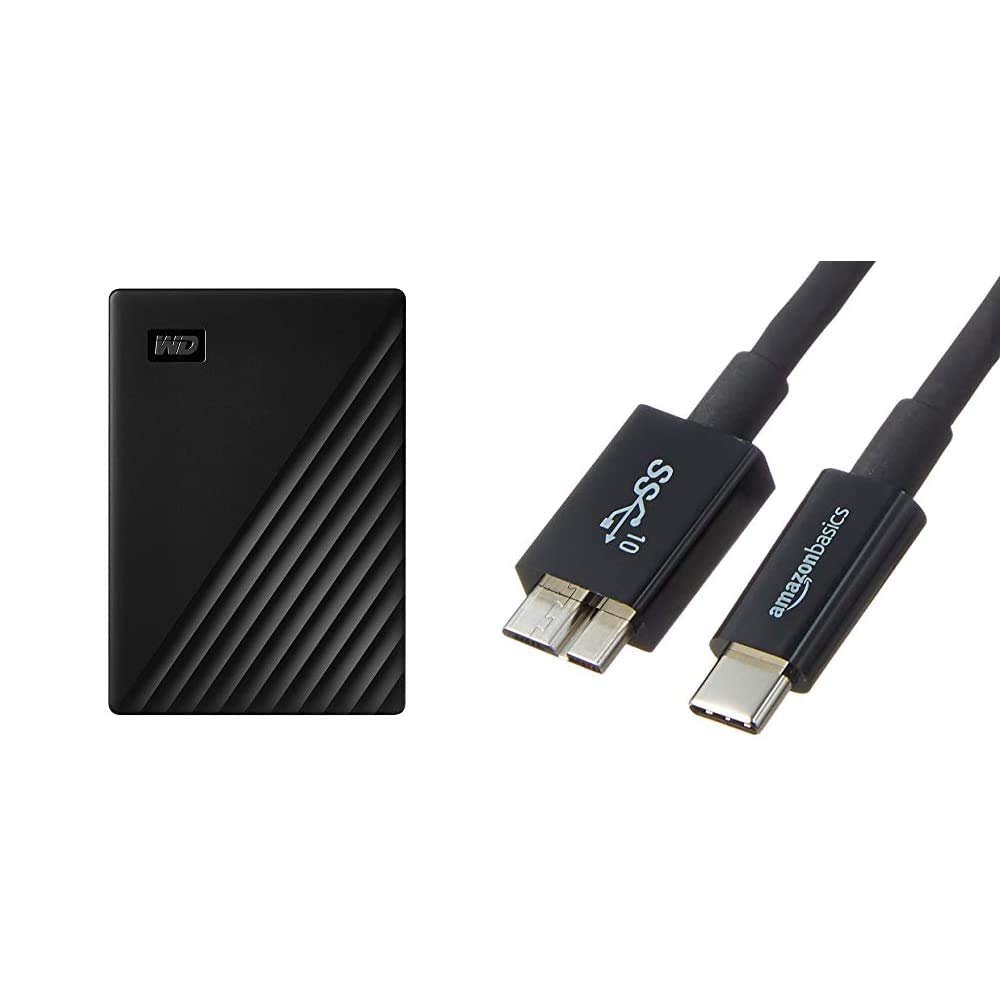 Amazon | 【セット買い】WD ポータブルHDD 2TB USB3.0 ブラック 暗号化  