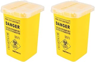 Cabilock 2 peças de lâminas cortadoras práticos, caixa de descarte de lâminas, dispensador de lâminas, lâminas de segurança, banco de armazenamento para salão de barbearia