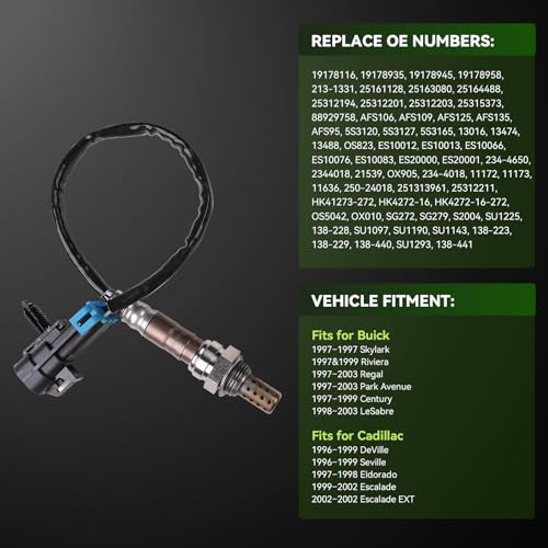 Sensor de Oxígeno Downstream para Chevrolet y GMC miniatura 2