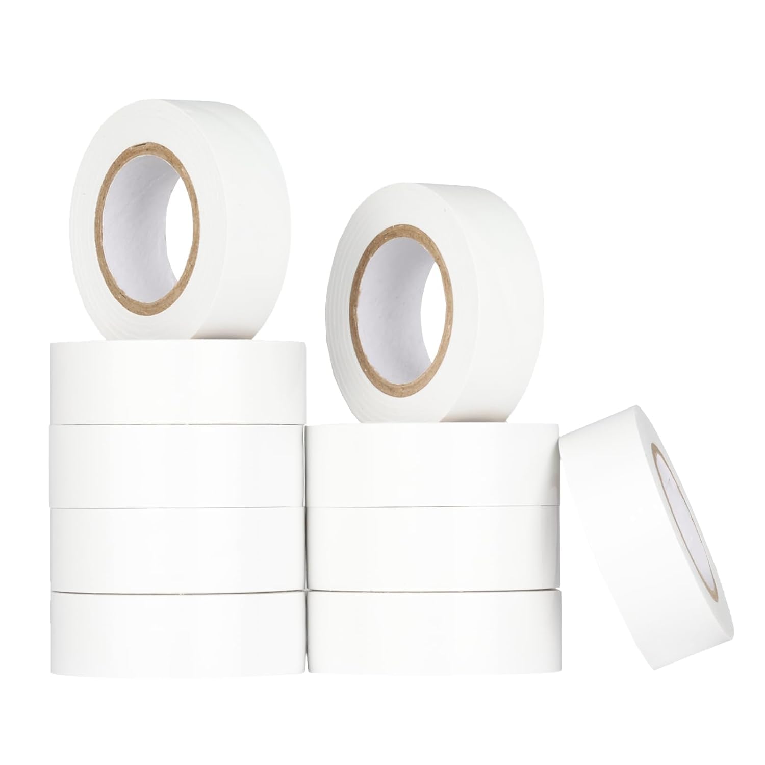 Lonimia 10pcs Electrical Tape,0.63inx 32.8ft Retardant Electrical Tape,Adhesive for General Home Vehicle Auto Car Power Circuit Wiring