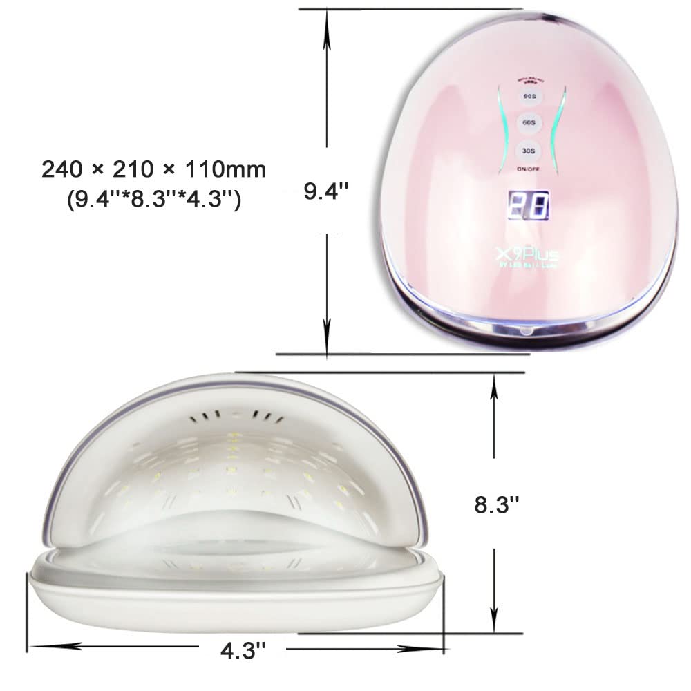 Lampada for Unghie in Gel a LED Senza Fili da 48 W(Pink)