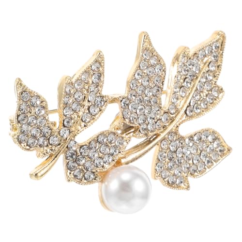 Épingles à vêtements vintage et broches perle pour robe et pull de femmes