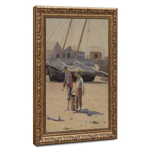 Winslow Homer Basket of Palms poster de décoration murale sur toile tendue 61x91