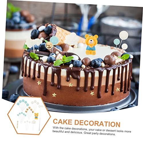 ibasenice 1 Conjunto De Linha De Bolo Decoração Rosa Decoração Azul Decoração De Bolo Conjunto De Pa