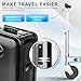 Space Suitcases Smart Rideable Suitcase 26L, Lightweight Electric Luggage Scooter For Travel With Digital Lock, Waterproof And Lightweight (Silver)