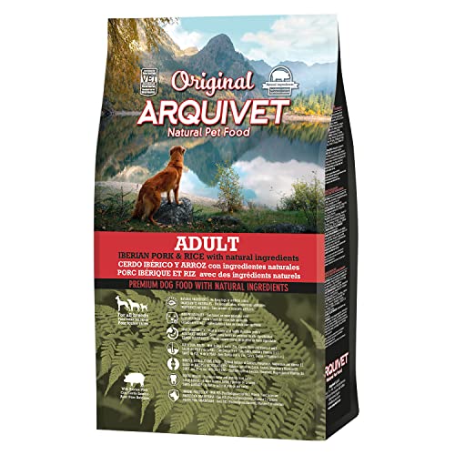 Arquivet Original Adult, 3 kg, Futter für Erwachsene Hunde, iberisches Schwein und Reis, Hundefutter, Trockenfutter für Hunde, Hundefutter, Gesundes Futter