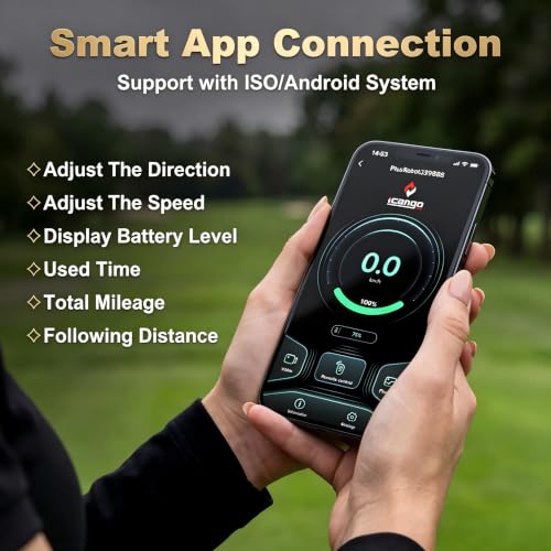 HUNKING Electric Golf Push Cart