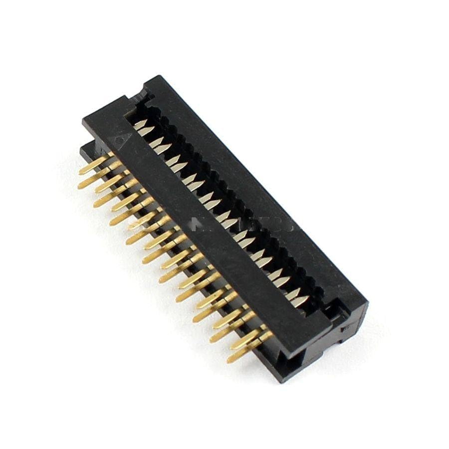 Generic 100 Pcs 2.54mm Pitch 2x10 Pin 20 Pin Male Header IDC Ribbon Cable Transition Connector