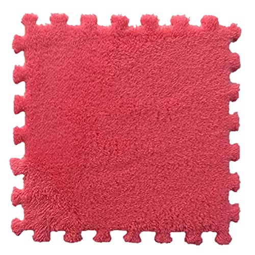 junfeng Tapis Carré Puzzle Tapis Jouer Tapis d'exercice Carreaux Tapis de Plancher Tapis Toiles Tapis Soft Escalade Pad (Color : C, Size : 30x30cm) Cover