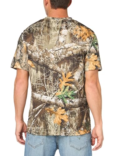 Realtree Men's 2 Pack Short Sleeve Performance Tees, Edge Camo3