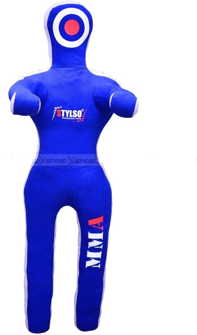 Stylso Wrestling Dummy Grappling Dummies - 5ft/60 inches 6ft/72 inches Jujitsu BJJ Dummy MMA Dummies Judo Karate Fighting Dummy Un-Filled - Black - Blue - Red - Yellow : Sports & Outdoors