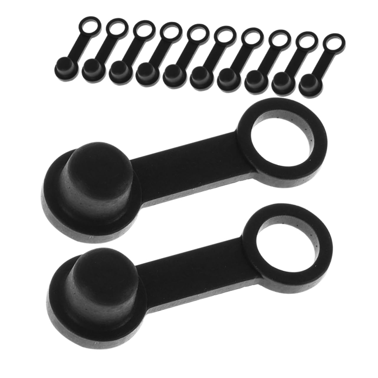 Genérico Tapones De Tornillo De Purga De Freno, Cubierta Antipolvo De Ajuste De Grasa De Goma Para Válvula De Purga De Freno De Disco De Motocicleta Y Coche, 15 Uds.