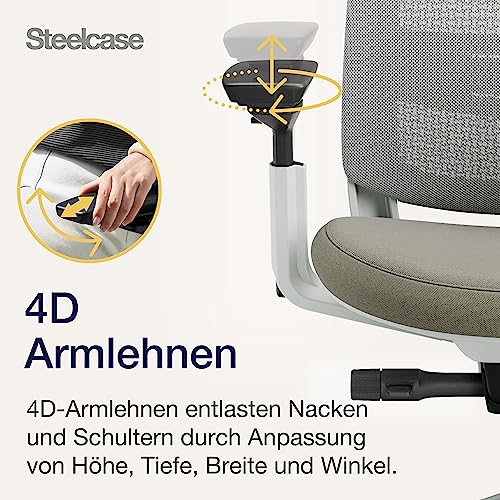 Bürostuhl mit Netzrücken Steelcase Series 2 für ergonomisches Sitzen
