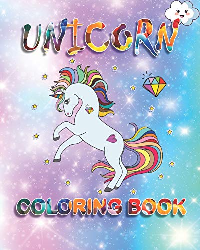 Unicorn Coloring Book.: A beautiful collection of 25 unicorns illustrations for hours of fun for children, ages 4 and up.
