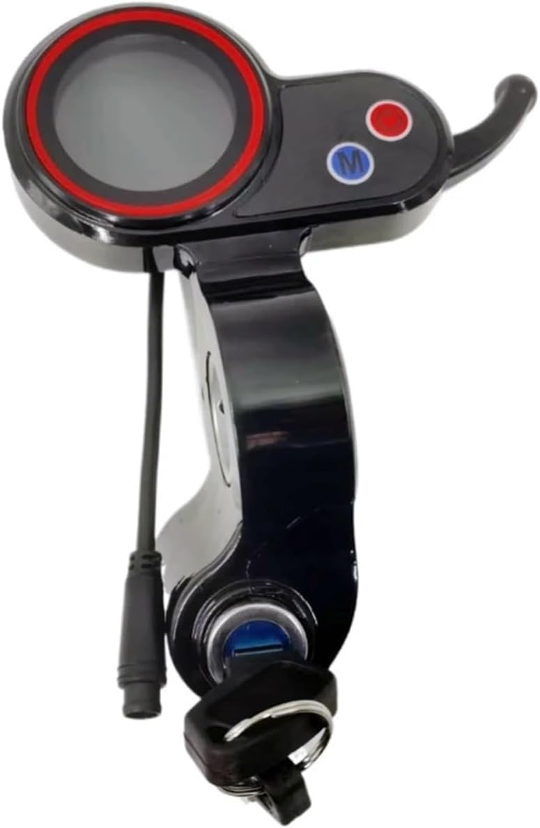 Écran LCD de pièces de Kickscooter, for Hitway, for écran de Scooter électrique H5 avec accessoires de tableau de bord d'instrument de verrouillage Instrument de communication d'affichage de sc