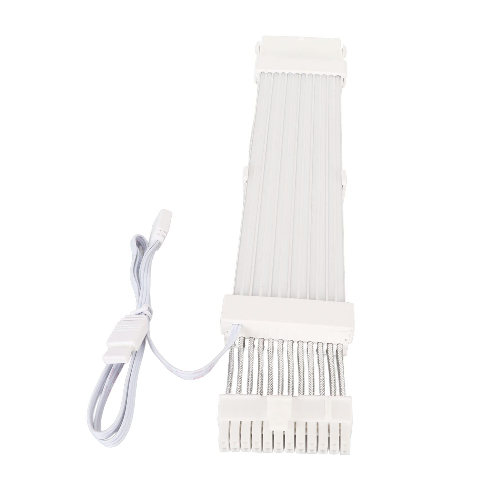 Câble à Manchon d'extension ARGB, Matériau ABS, stabilité de Courant élevée, Conception Flexible pour Ordinateurs de Bureau avec Plusieurs Modes de Couleur (24PIN)