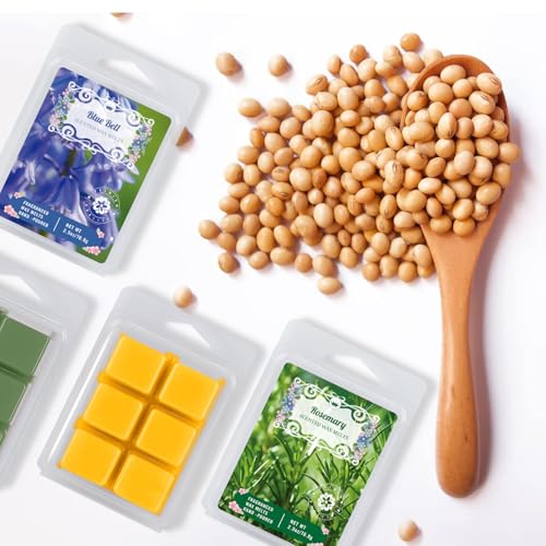 Image of 8 Natural Soy Wax fire-Free Aromatherapy Cube Gift Box, containing 8 Kinds of fragrances Such as bluebells, are Safe and Pleasant, Helping You Create Aromatic Space.