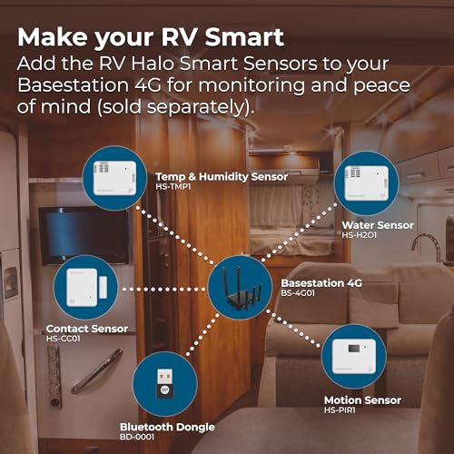Image of Winegard Basestation BS-4G01 4G Indoor Router - Dual Band Wi-Fi 802.11ac 4G LTE Backup Ethernet Starlink Compatible - WiFi Router for RV Connectivity