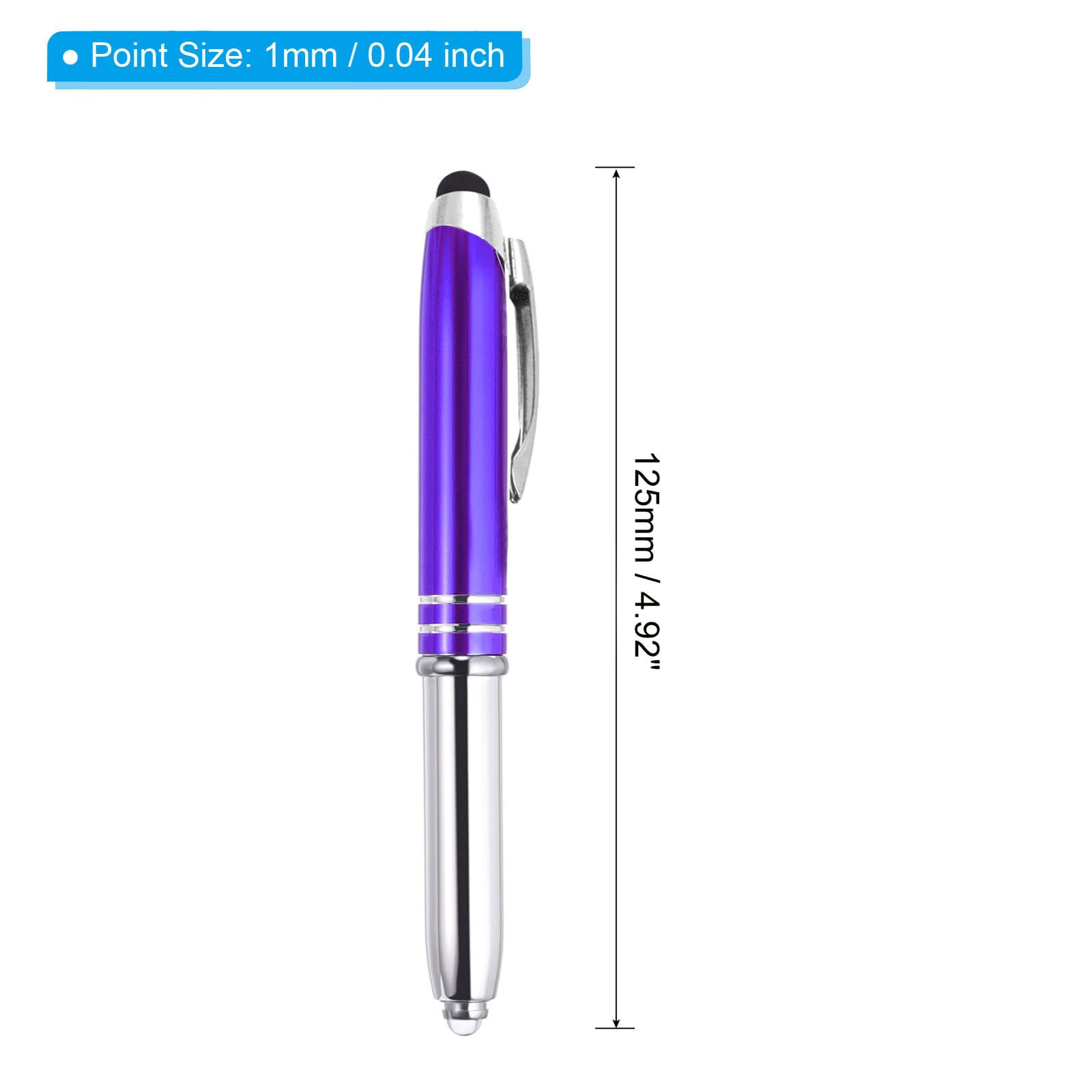 Lot De 2 Stylos 3-en-1 Zaplyte - Bille + Stylet + Lampe LED - Encre Bleue